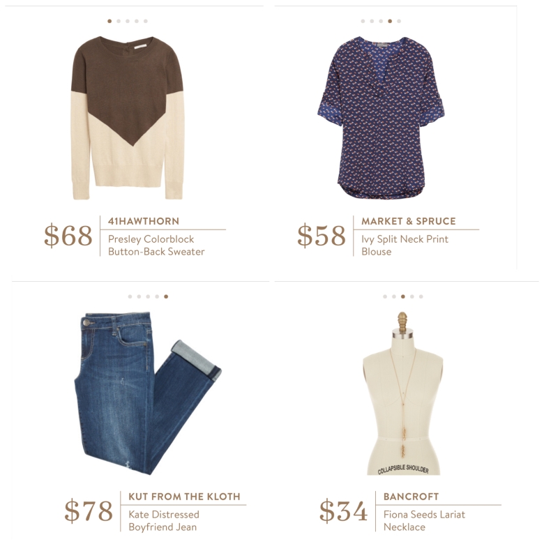 Stitch Fix box Review what's in the box