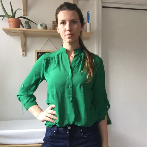 41Hawthorn Colibri Solid Tab Sleeve Blouse Stitch fix review