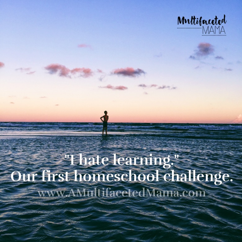 "I hate learning" homeschool challenge